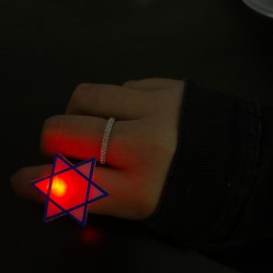 טבעת סיליקון עם אורות